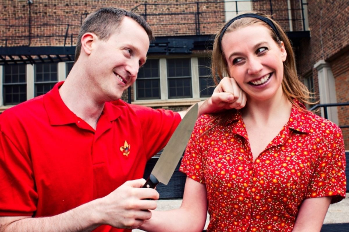 Rob Speer (Danny Tanner) and Katie Johnston-Smith (DJ Tanner) at 