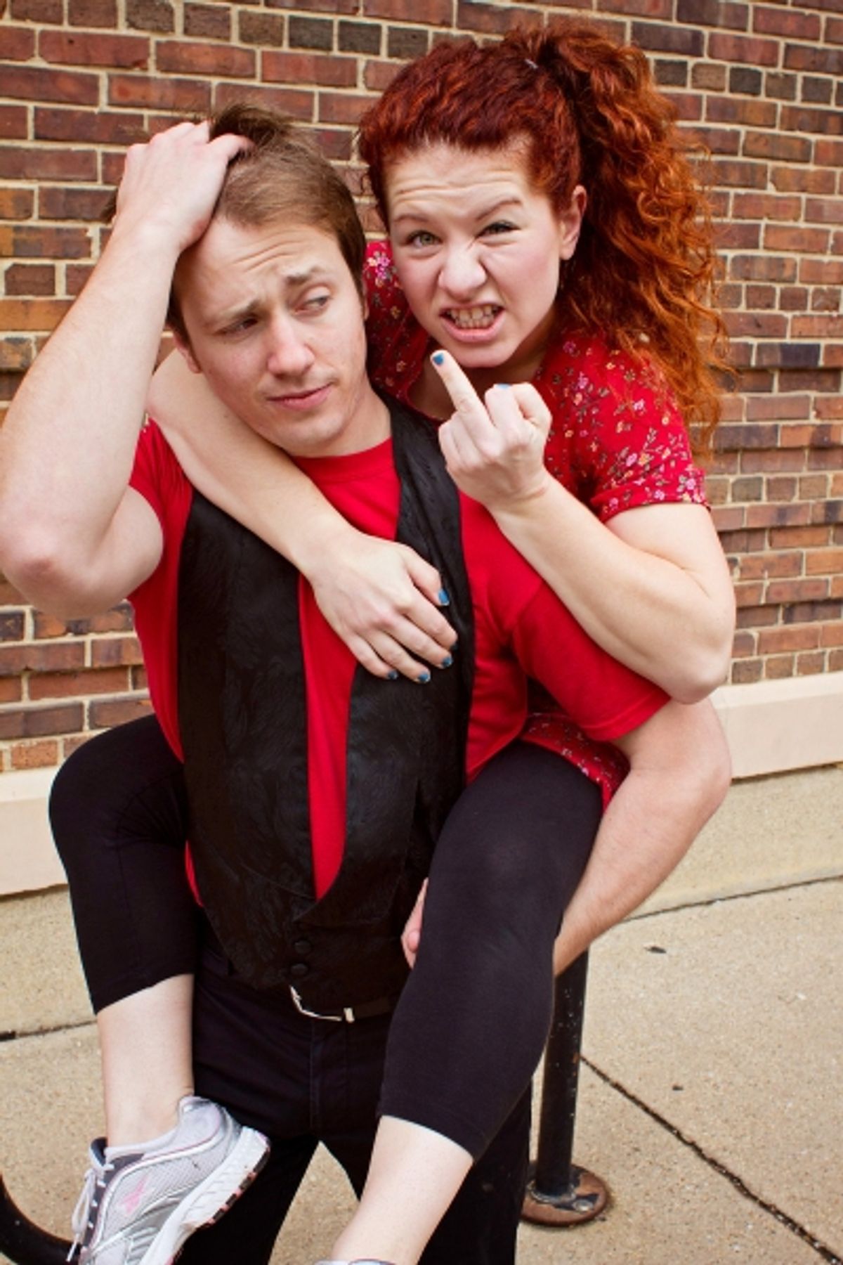 Uncle Jesse (James Dolbeare) and Michelle (Ali Keirn)
 at 