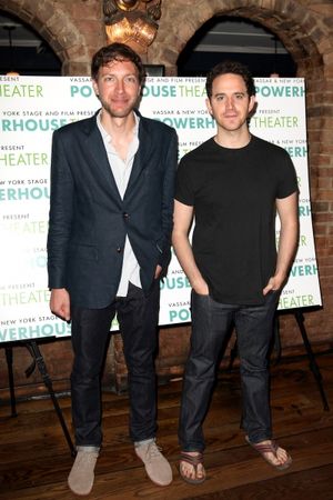 Michael Friedman, Santino Fontana attending the New York Stage and FilmÃ'•s 2012 Season Launch at Joe Allen's in New York City on June 12, 2012. © Walter McBride / WM Photography / Retna Ltd. @ BroadwayWorld Michael Friedman, Santino Fontana attending the New York Stage and FilmÃ'•s 2 Photo