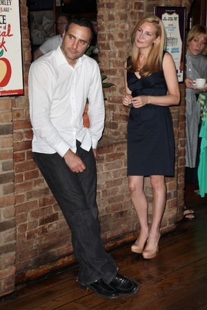 Stephen Belber, Jennifer Westfeldt, Dominic Fumusa attending Photo