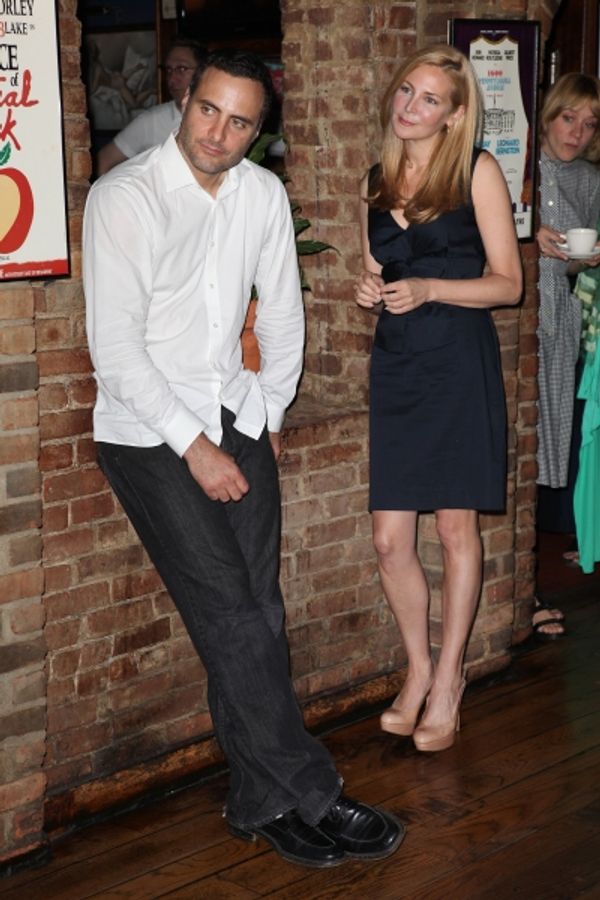 Stephen Belber, Jennifer Westfeldt, Dominic Fumusa attending Photo