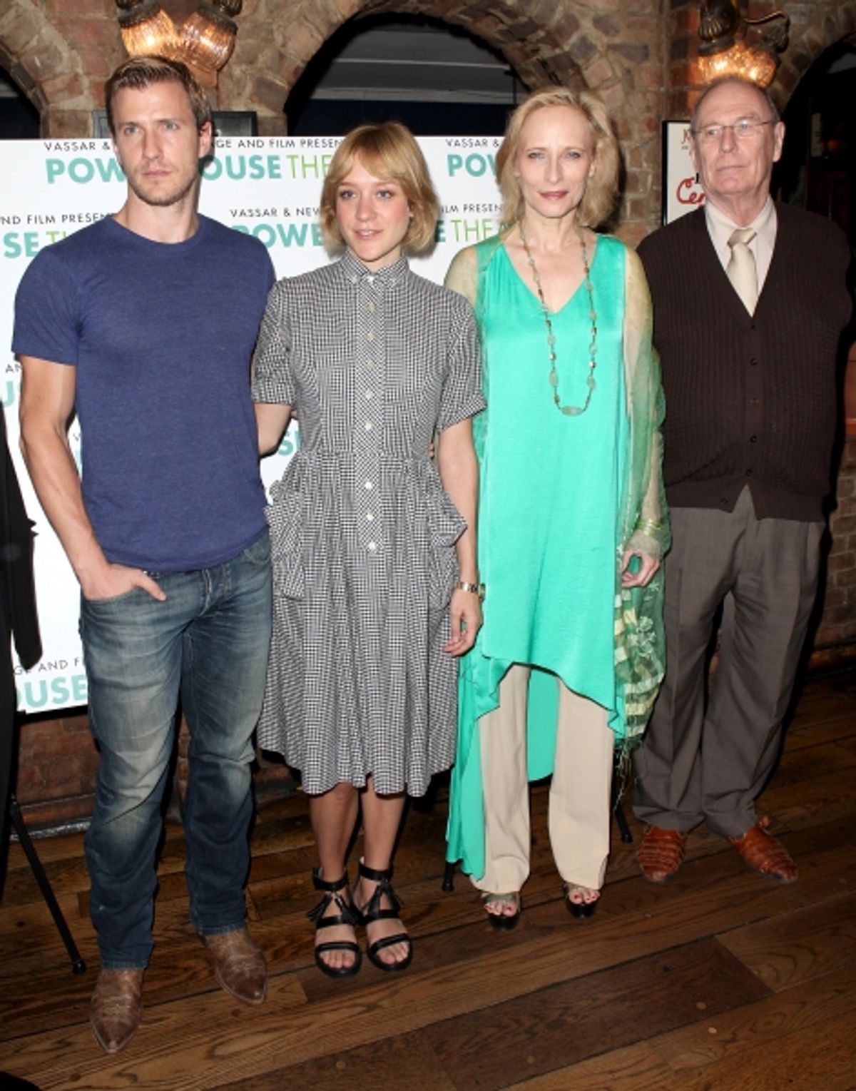 Director David Esbjornson, actors Patrick Heusinger, Chloe Sevigny, Laila Robins and Paxton Whitehead at 