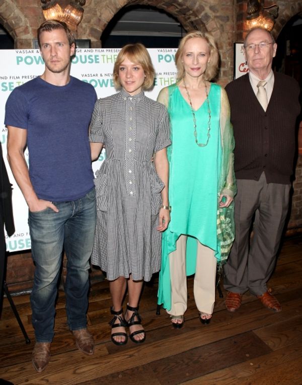 Director David Esbjornson, actors Patrick Heusinger, Chloe Sevigny, Laila Robins and  Photo
