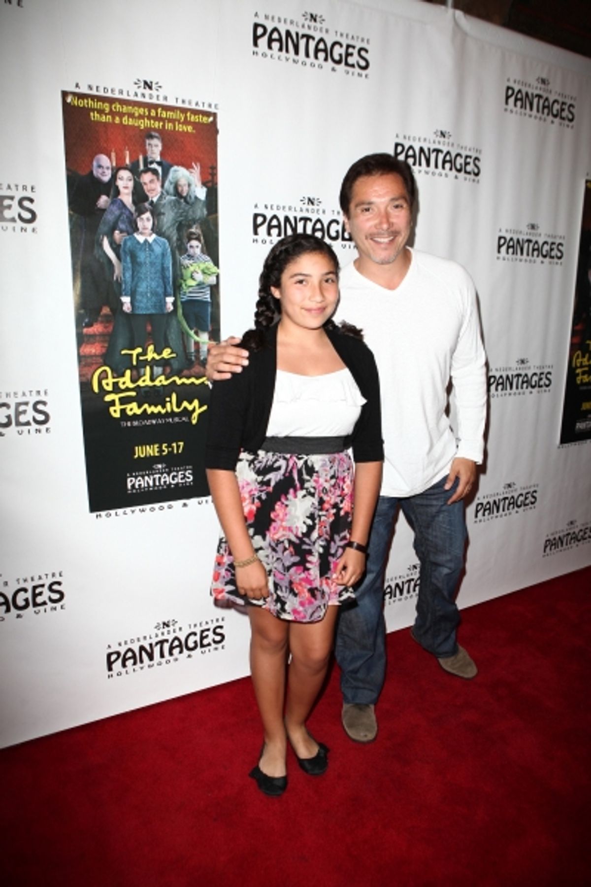 Benito Martinez and daughter at 