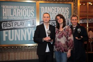 Jordan Roth, Pam MacKinnon, Bruce Norris @ BroadwayWorld Jordan Roth, Pam MacKinnon, Bruce Norris Photo