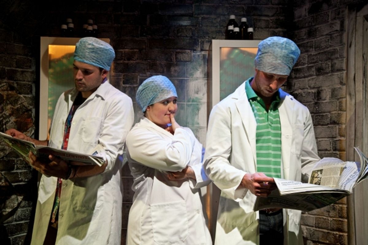 Ben Gerrard, Claire Greenway and Craig Whittaker at 