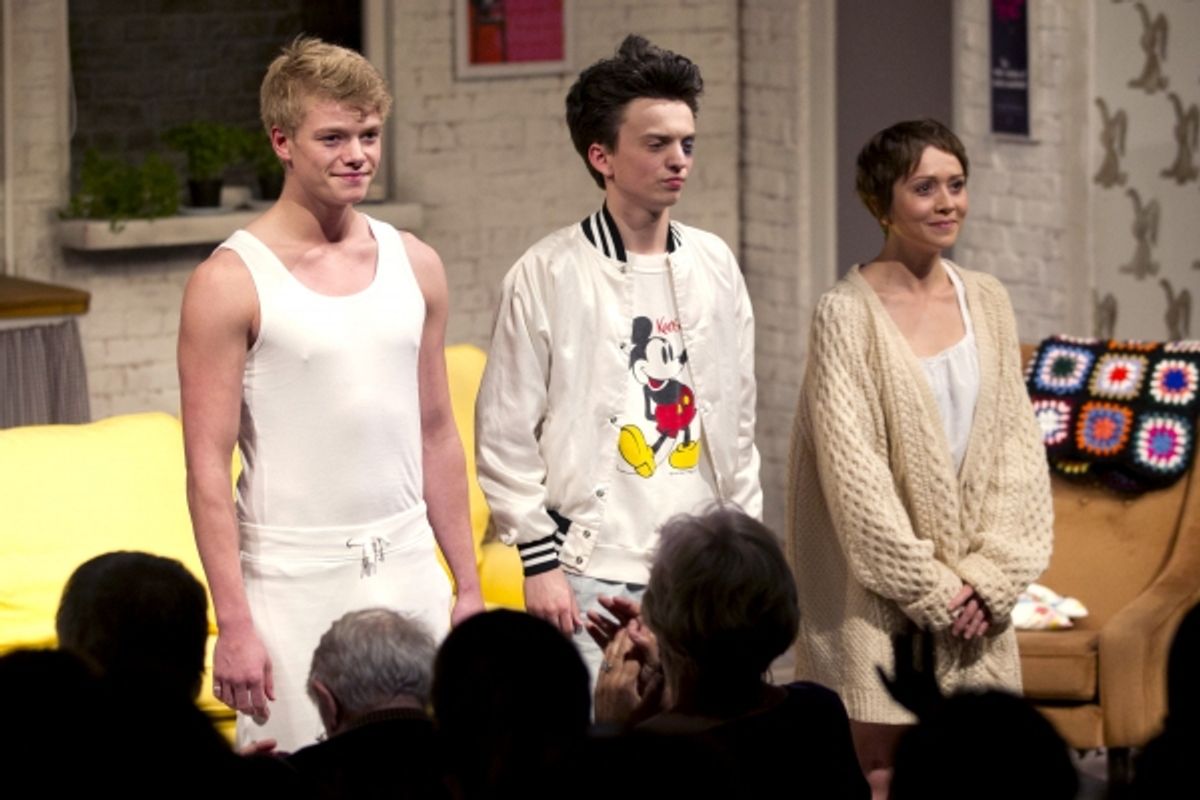 Tom Rhys Harries, Perry Millward and Laura Pyper at 