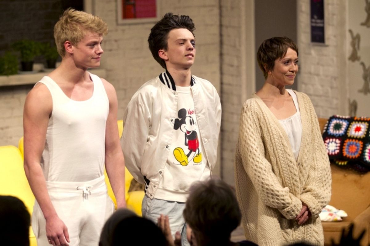 Tom Rhys Harries, Perry Millward and Laura Pyper at 