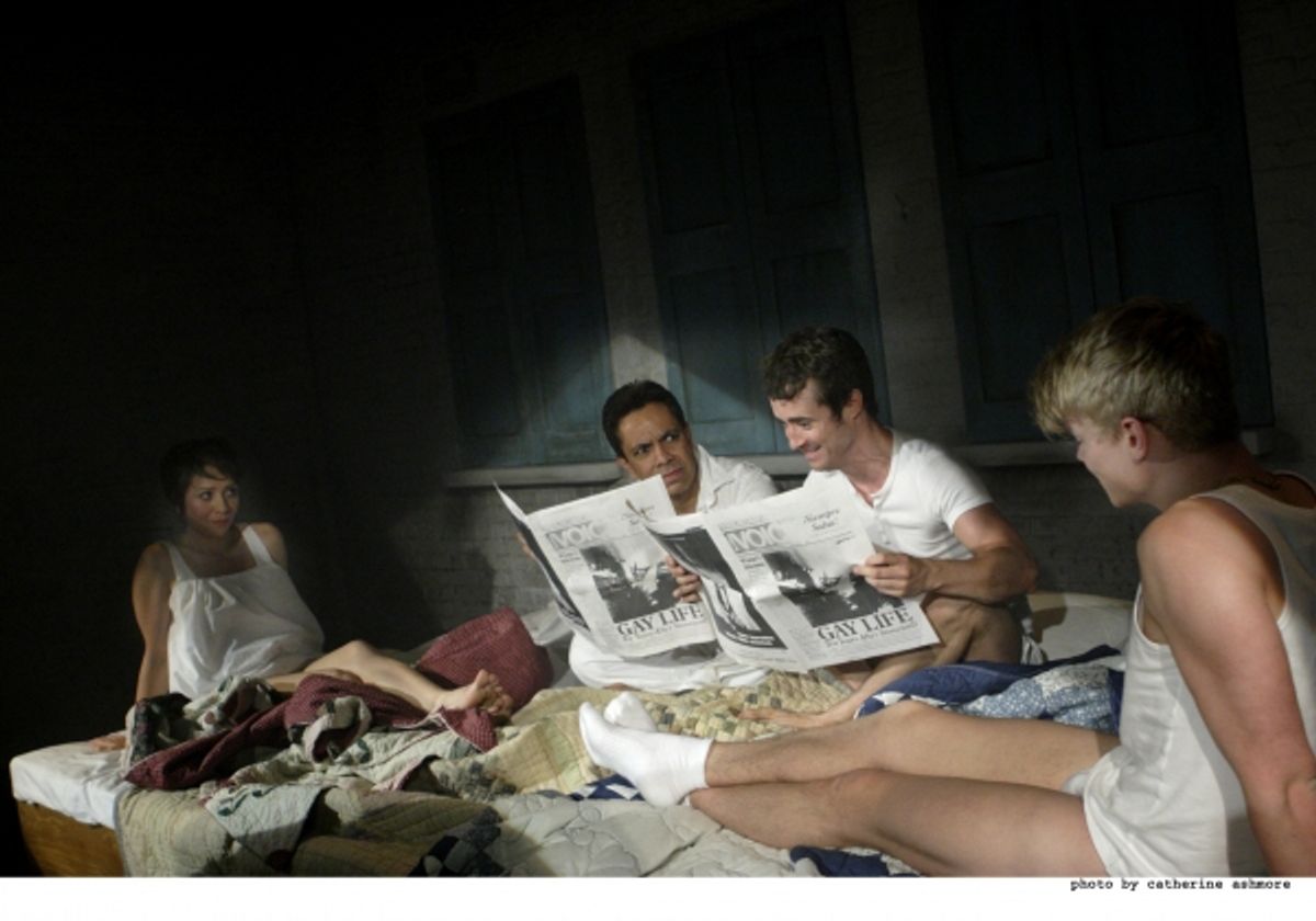 Laura Pyper, David Bedella, Joe McFadden and Tom Harries at 