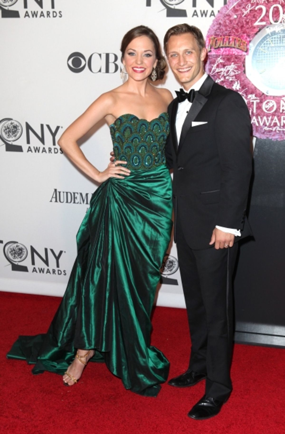 Laura Osnes and Husband at 