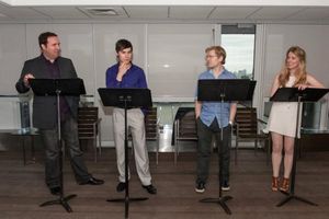 T.J. Mannix, Sam DelBoy Thunderwood, Anthony Rapp and Nicola Murphy  Photo