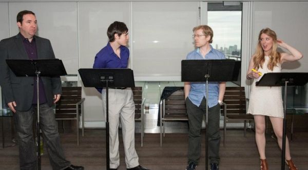 T.J. Mannix, Sam DelBoy Thunderwood, Anthony Rapp and Nicola Murphy  Photo