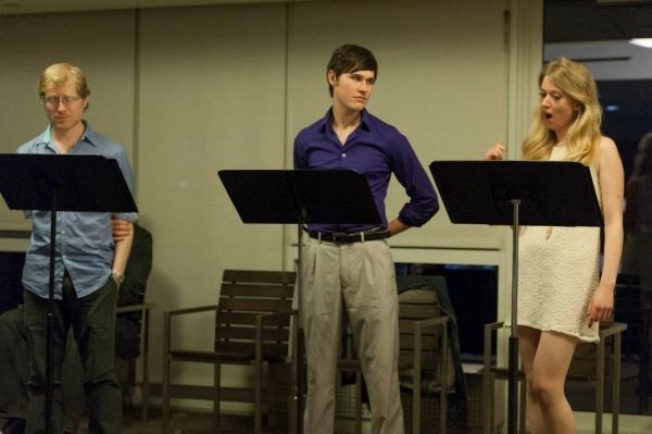 Sam DelBoy Thunderwood, Anthony Rapp and Nicola Murphy  Photo