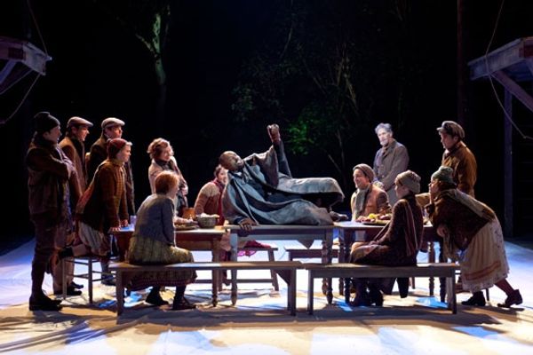 Jacques C. Smith as Jaques (center) and the cast of The Old Globe's Shakespeare Festi Photo