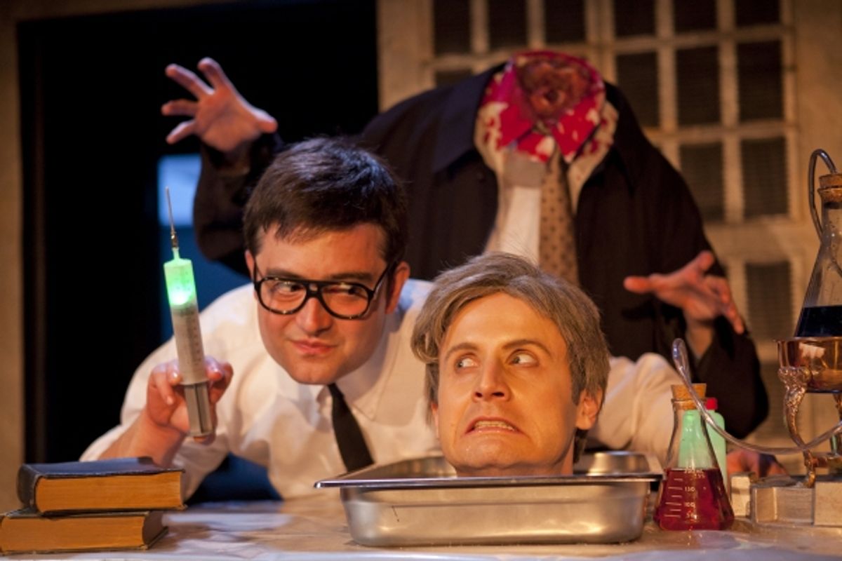 Graham Skipper and Jesse Merlin at First Look at RE-ANIMATOR at NYMF!