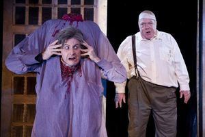 Jesse Merlin and George Wendt Photo