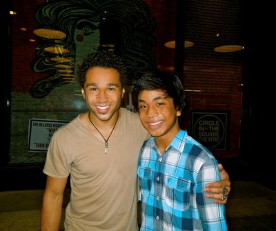 Corbin Bleu (currently plays Jesus), Jon Viktor Corpuz
 Photo