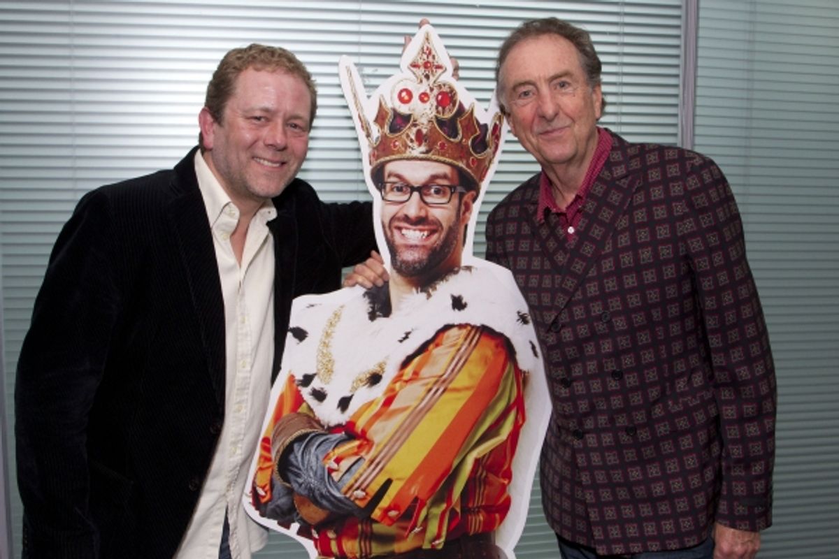 Jon Culshaw and Eric Idle at 