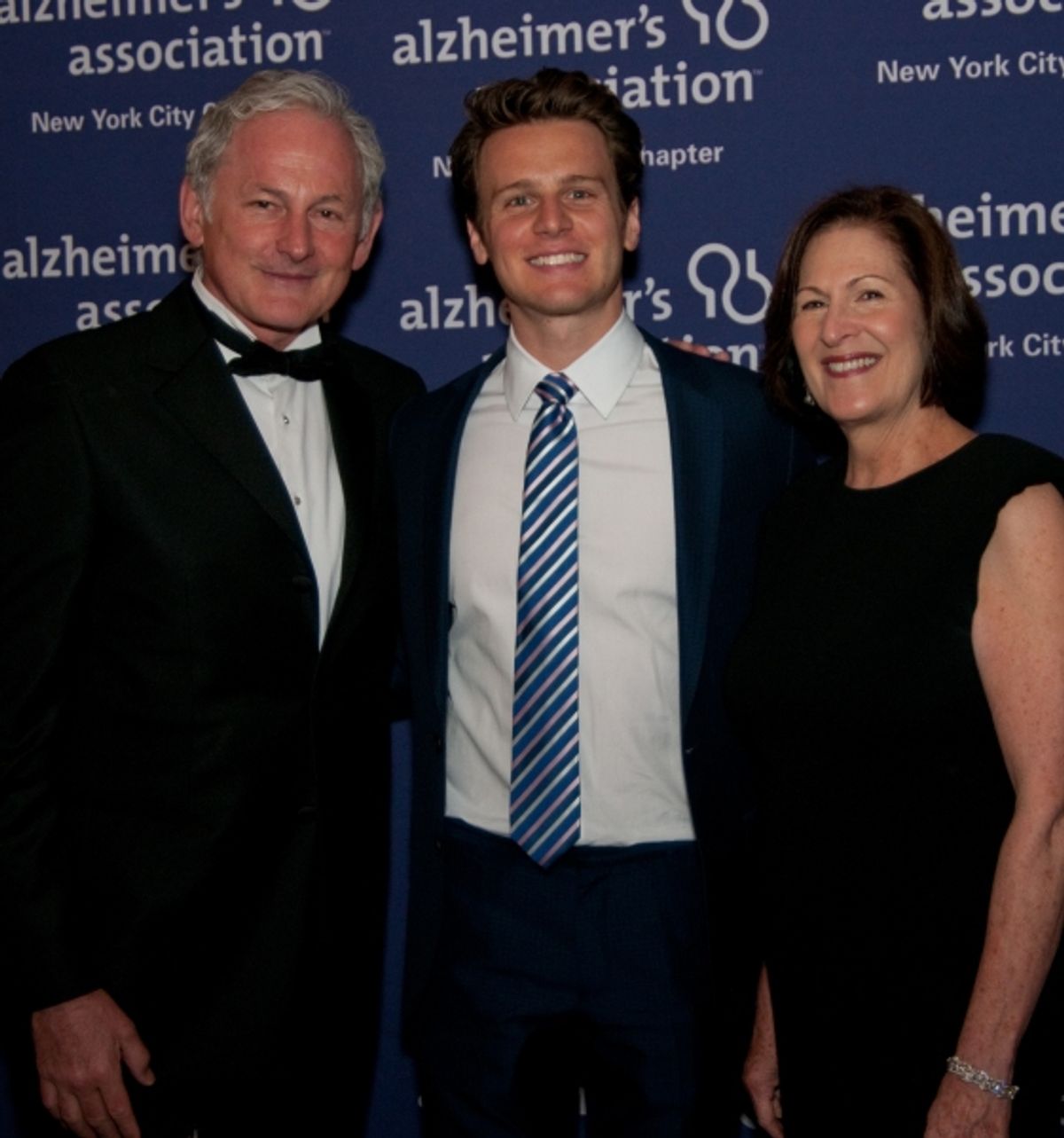Victor Garber; Jonathan Groff; Lou-Ellen Barkan at 