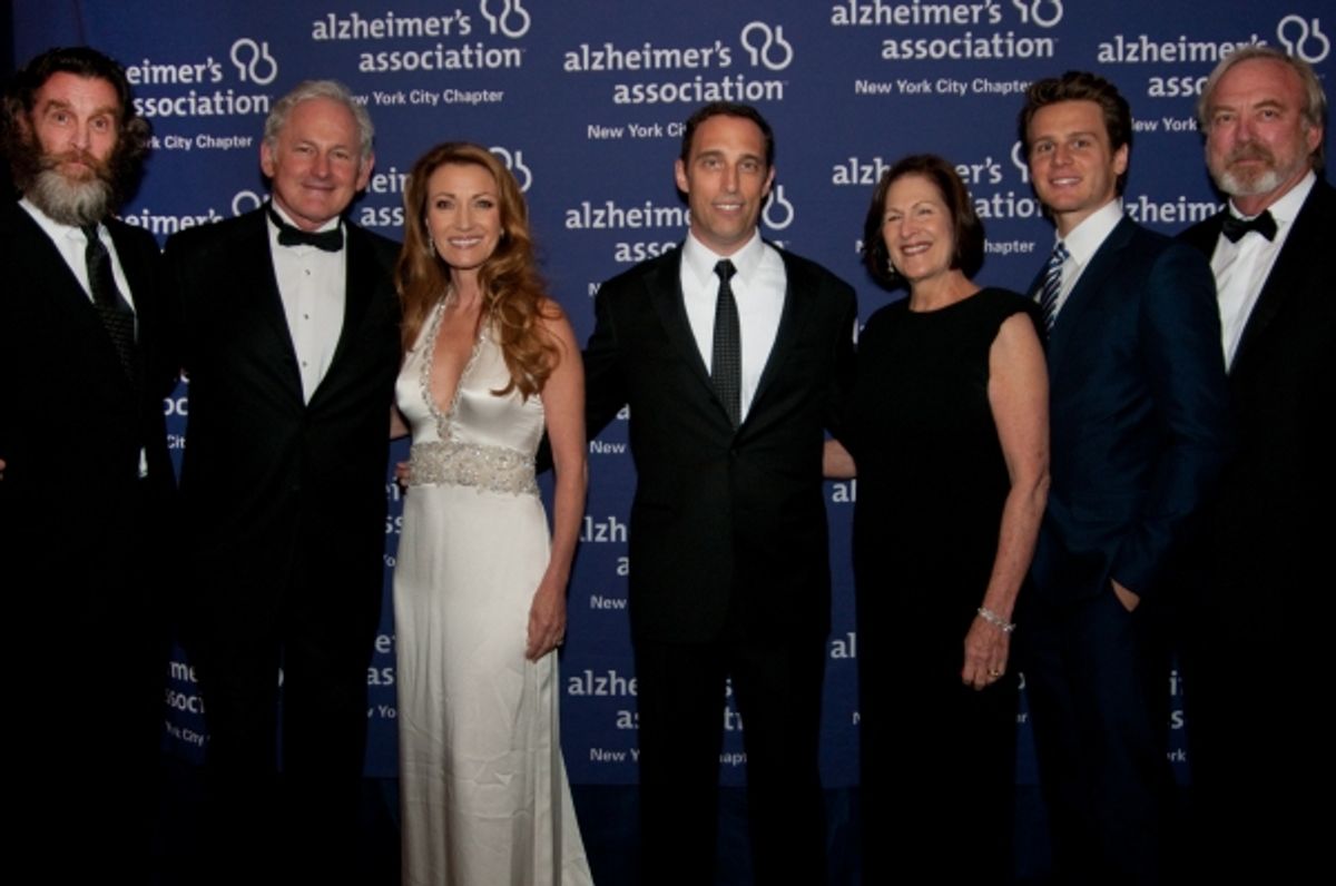 John Glover; Victor Garber; Jane Seymour; Jeffrey N. Jones; Lou-Ellen Barkan; Jonathan Groff; James Keach at 