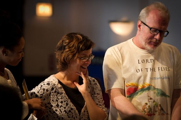 Ensemble members Anna D. Shapiro and Tracy Letts  Photo