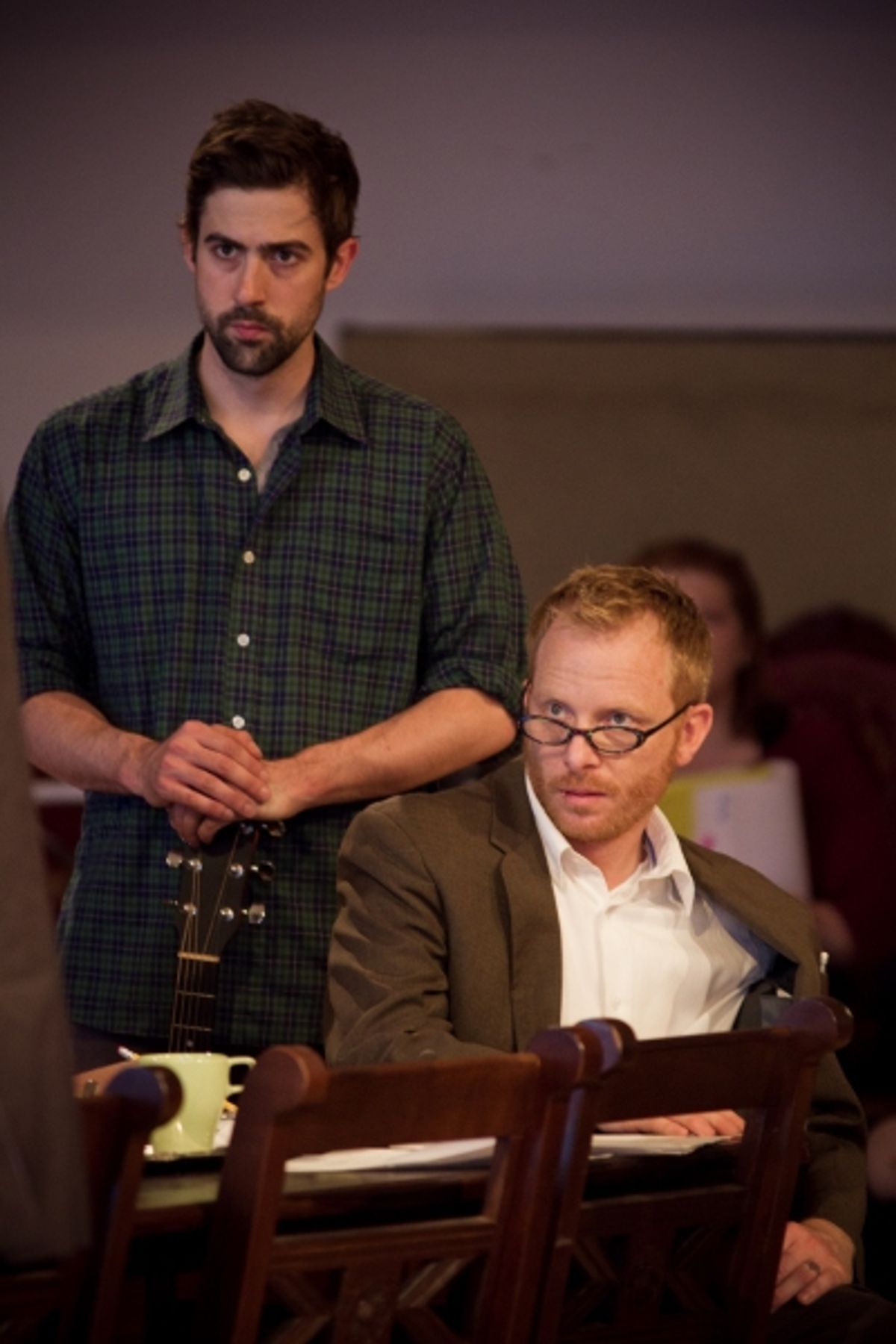 Chance Bone (RodÃ'Â©) and Dan Waller (Andrey Prozorova) at 