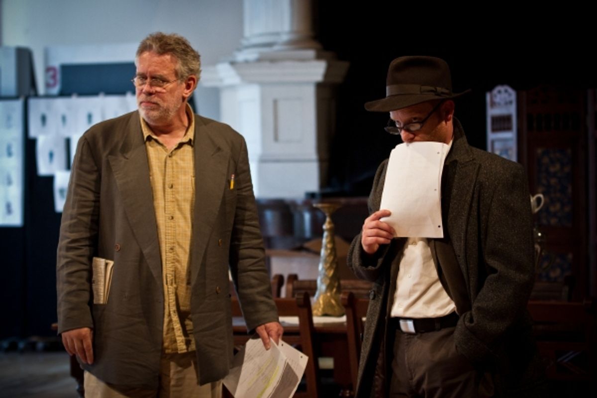 Scott Jaeck (Chebutykin) and Dan Waller (Andrey Prozorova)  at 