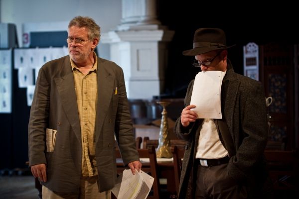 Scott Jaeck (Chebutykin) and Dan Waller (Andrey Prozorova)  Photo