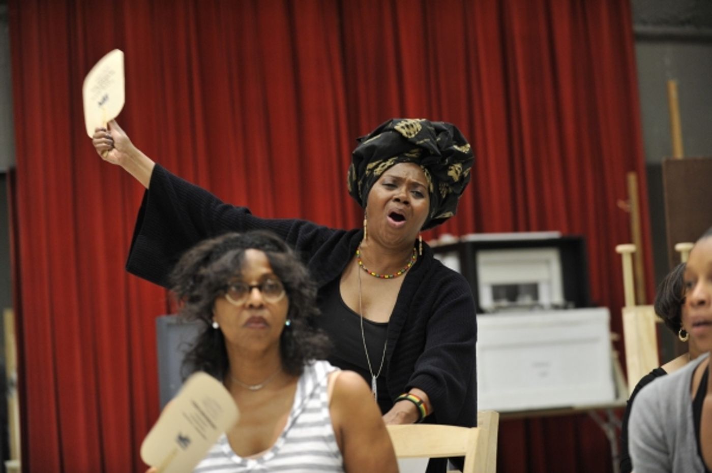 Photo Flash: E. Faye Butler, Felicia Fields et al. in CROWNS' Rehearsal at Goodman Theatre  Image