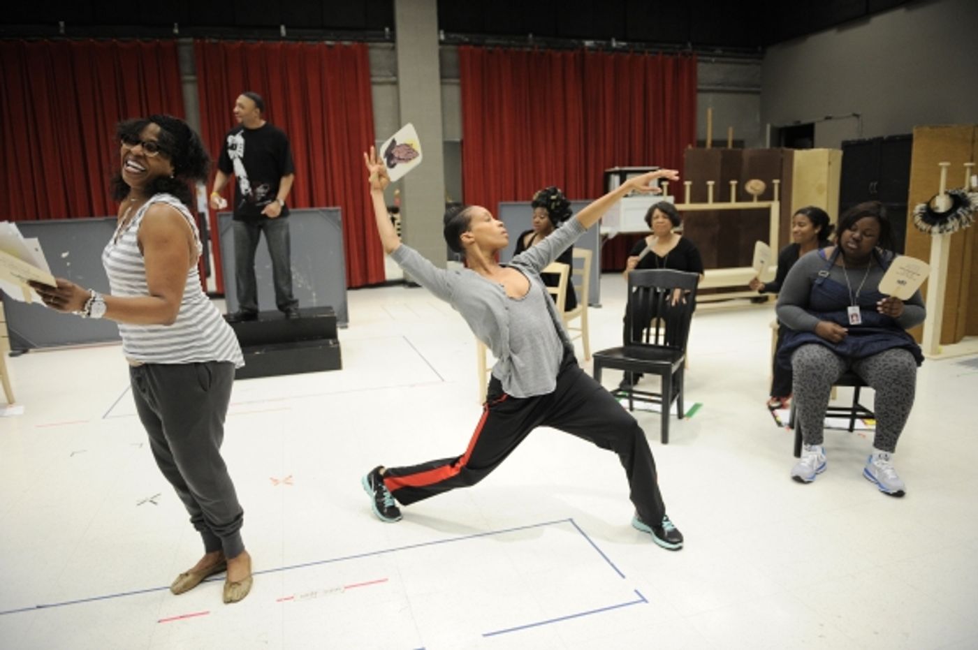 Photo Flash: E. Faye Butler, Felicia Fields et al. in CROWNS' Rehearsal at Goodman Theatre  Image