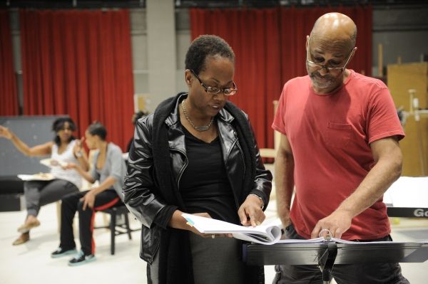 Playwright and Director Regina Taylor with music director Fred Carl  Photo