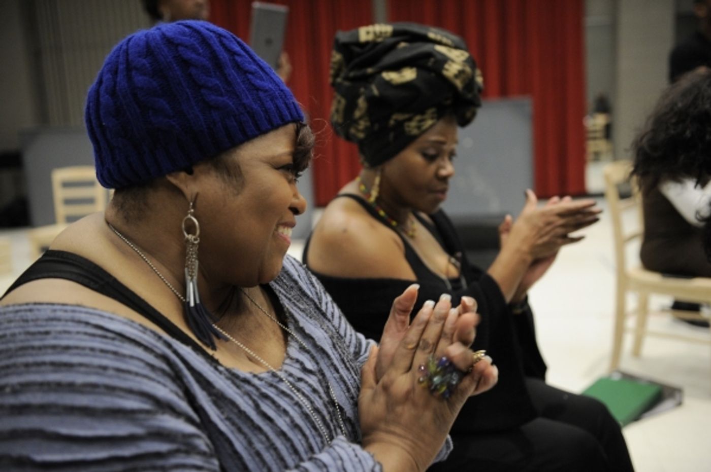 Photo Flash: E. Faye Butler, Felicia Fields et al. in CROWNS' Rehearsal at Goodman Theatre  Image