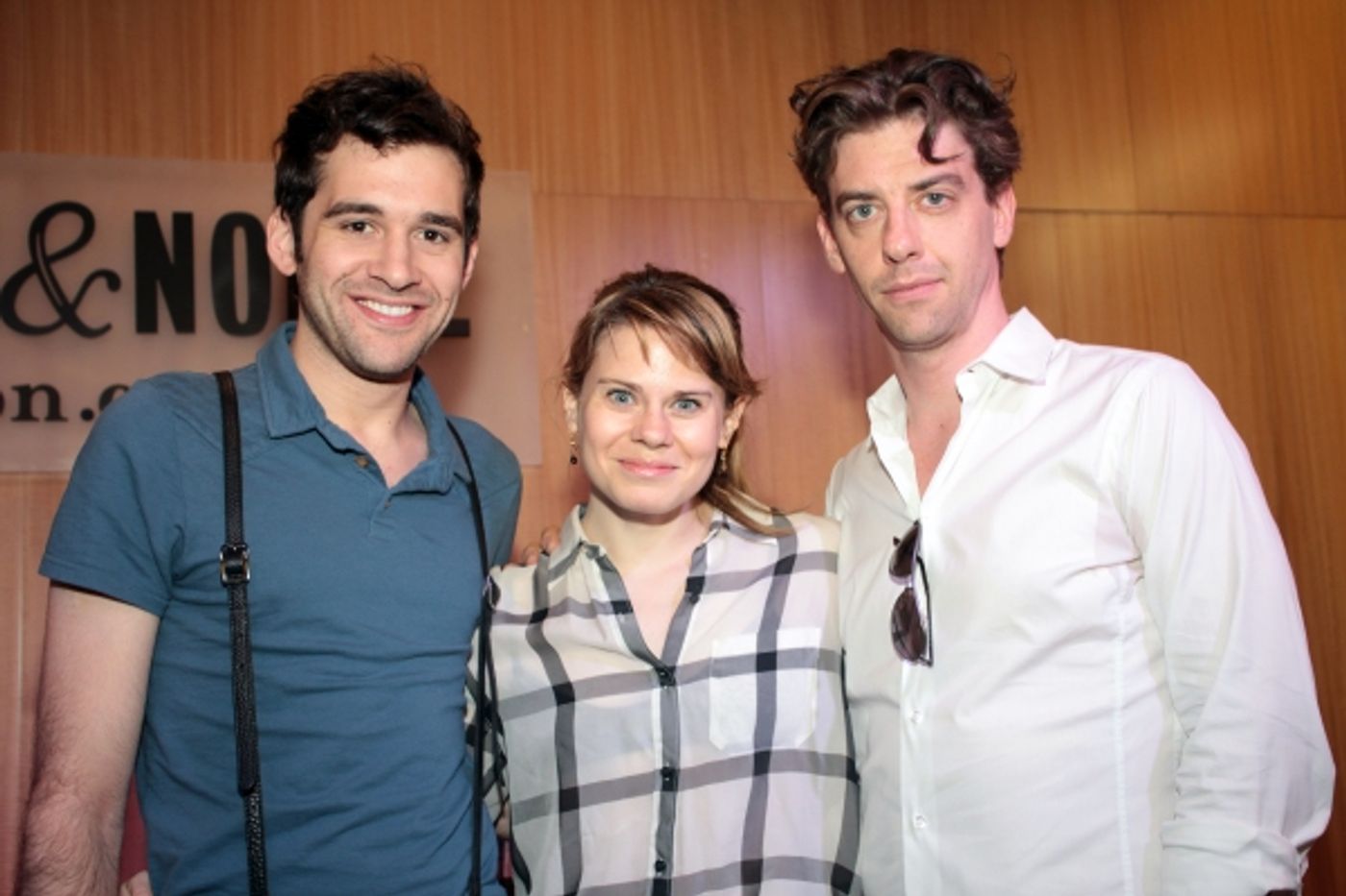Photo Coverage: Christian Borle, Celia Keenan-Bolger & Adam Chanler-Berat Promote Newly Published PETER AND THE STARCATCHER Script at Barnes & Noble  Image