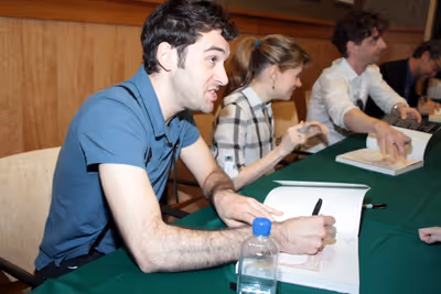 Adam Chanler-Berat, Celia Keenan-Bolger, Christian Borle Photo