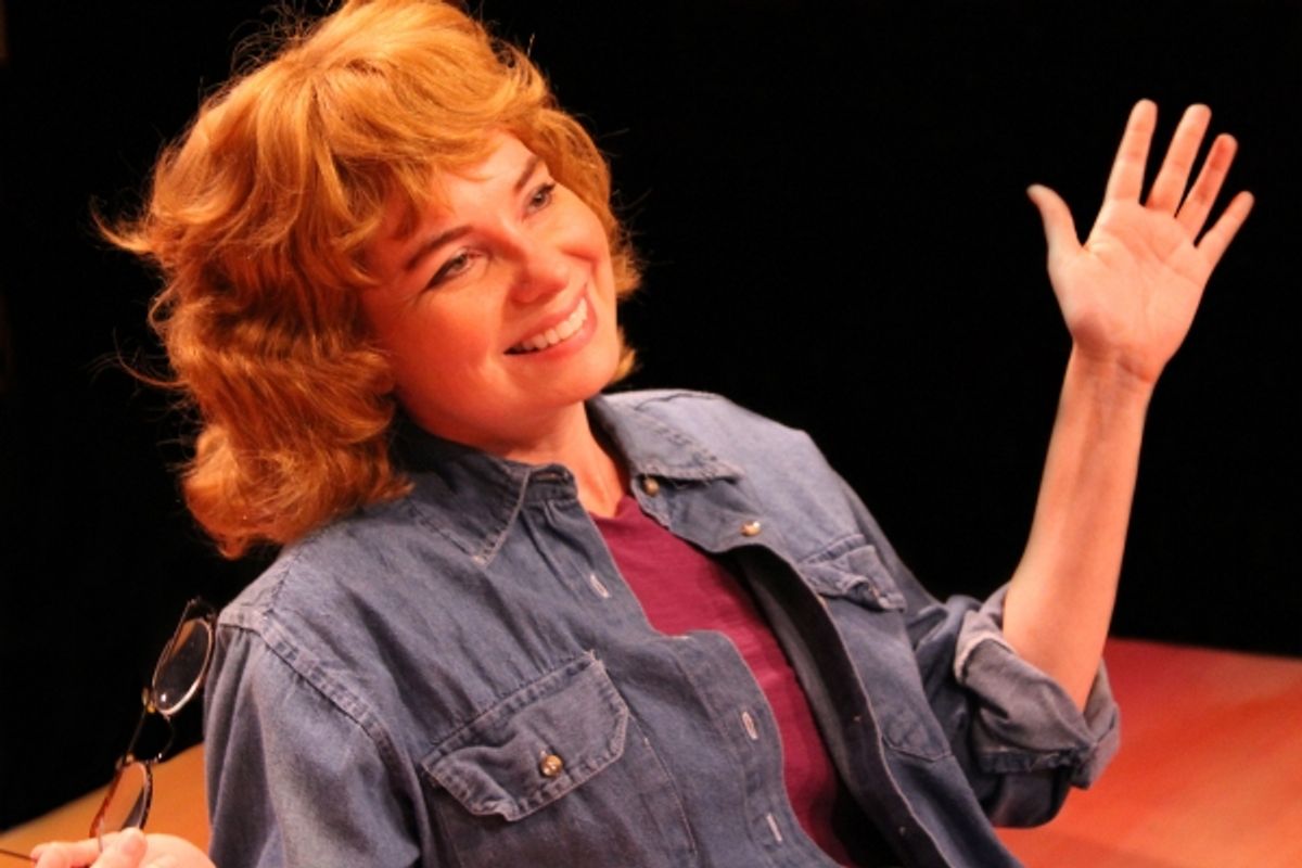 Sara Gaston as Molly Ivins at 