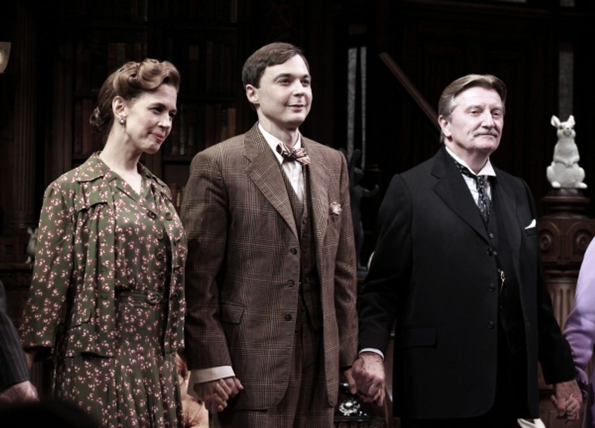 Jessica Hecht, Jim Parsons, Larry Bryggman at 