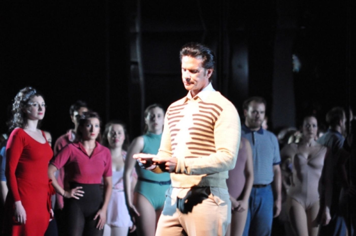 Photo Flash: Lorenzo Lamas in Final Dress Rehearsal of A CHORUS LINE  - Opens Tonight!  Image