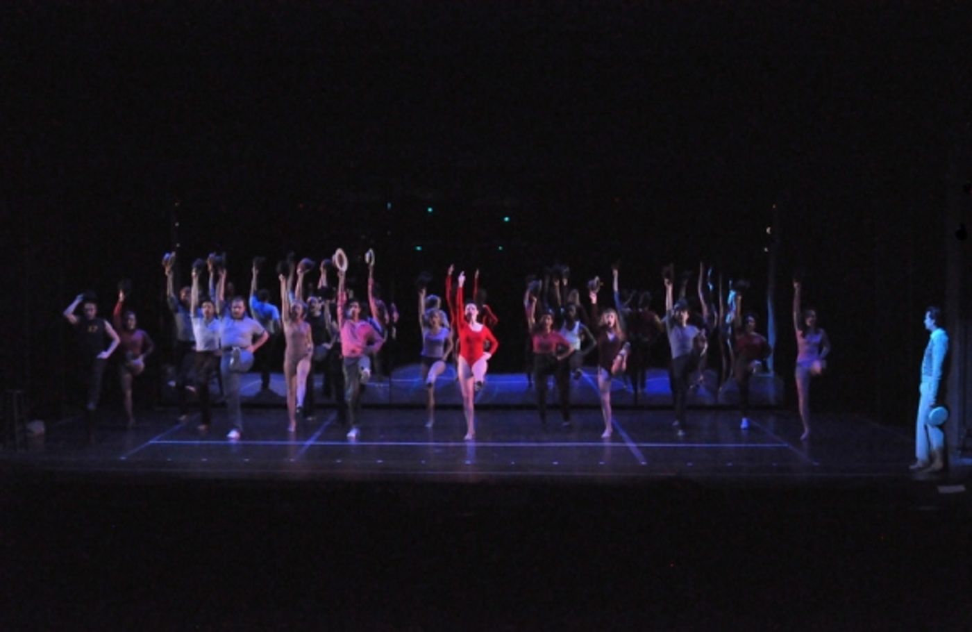 Photo Flash: Lorenzo Lamas in Final Dress Rehearsal of A CHORUS LINE  - Opens Tonight!  Image