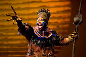 Buyi Zama as Rafiki in Las Vegas @ Joan Marcus Photo