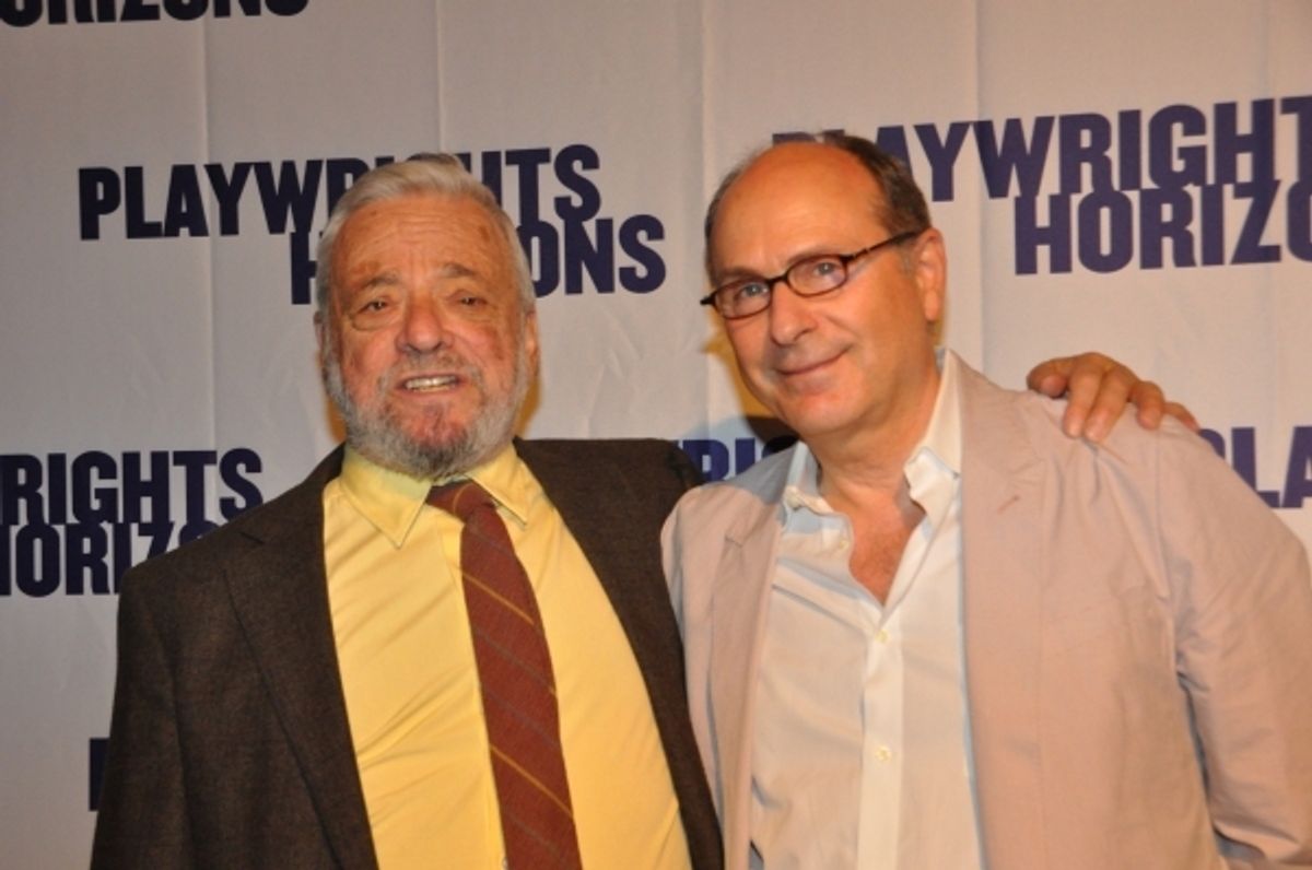 Stephen Sondheim and James Lapine. Photo Credit: Genevieve Rafter Keddy at 