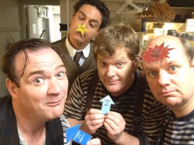 NEWSIES' Mark Aldrich and Company Photo