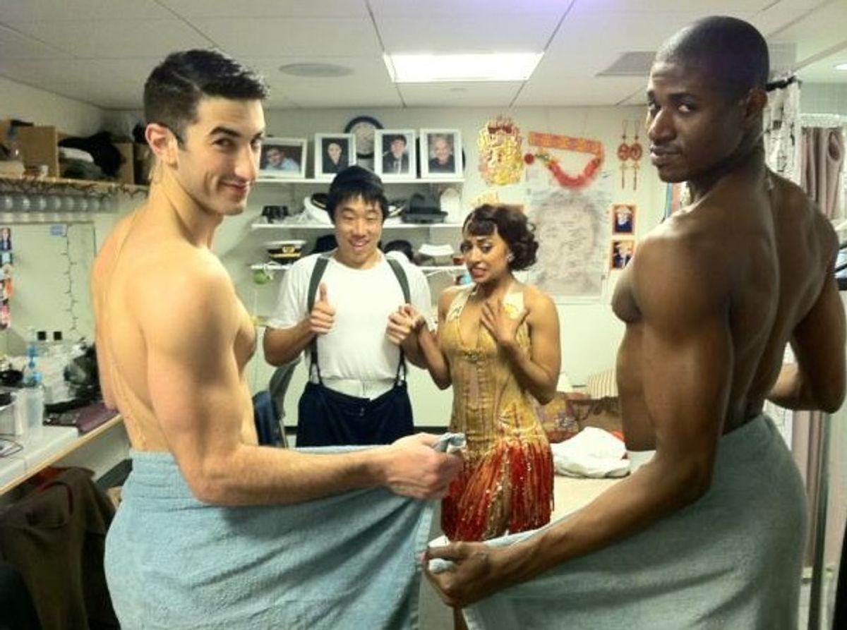ANYTHING GOES' Raymond J Lee ‏and Company at Saturday Intermission Pics, June 16 - Michael Cerveris, Michael McGrath & More - UPDATED!