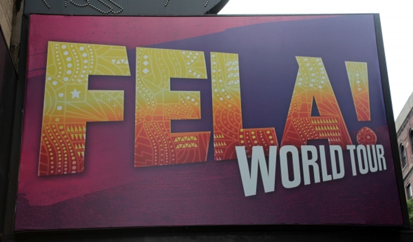 Photo Coverage: FELA! - Up on the Marquee!  Image