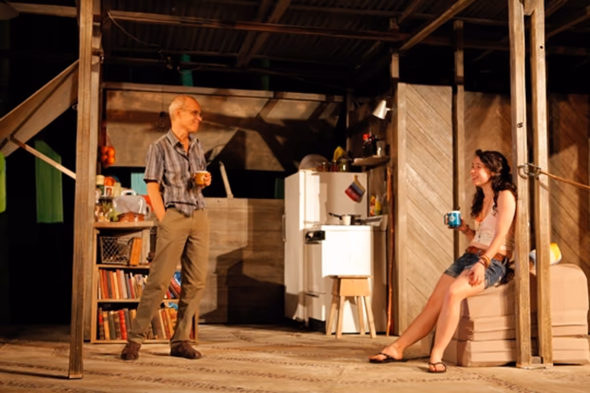 Zeljko Ivanek and Sarah Steele at First Look at LCT3's SLOWGIRL, Opening Tonight!