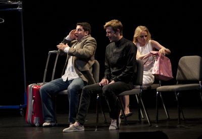 Jason Biggs, Gabriel Mann and Mircia Monroe  Photo