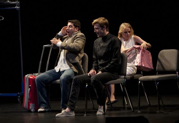 Jason Biggs, Gabriel Mann and Mircia Monroe  Photo