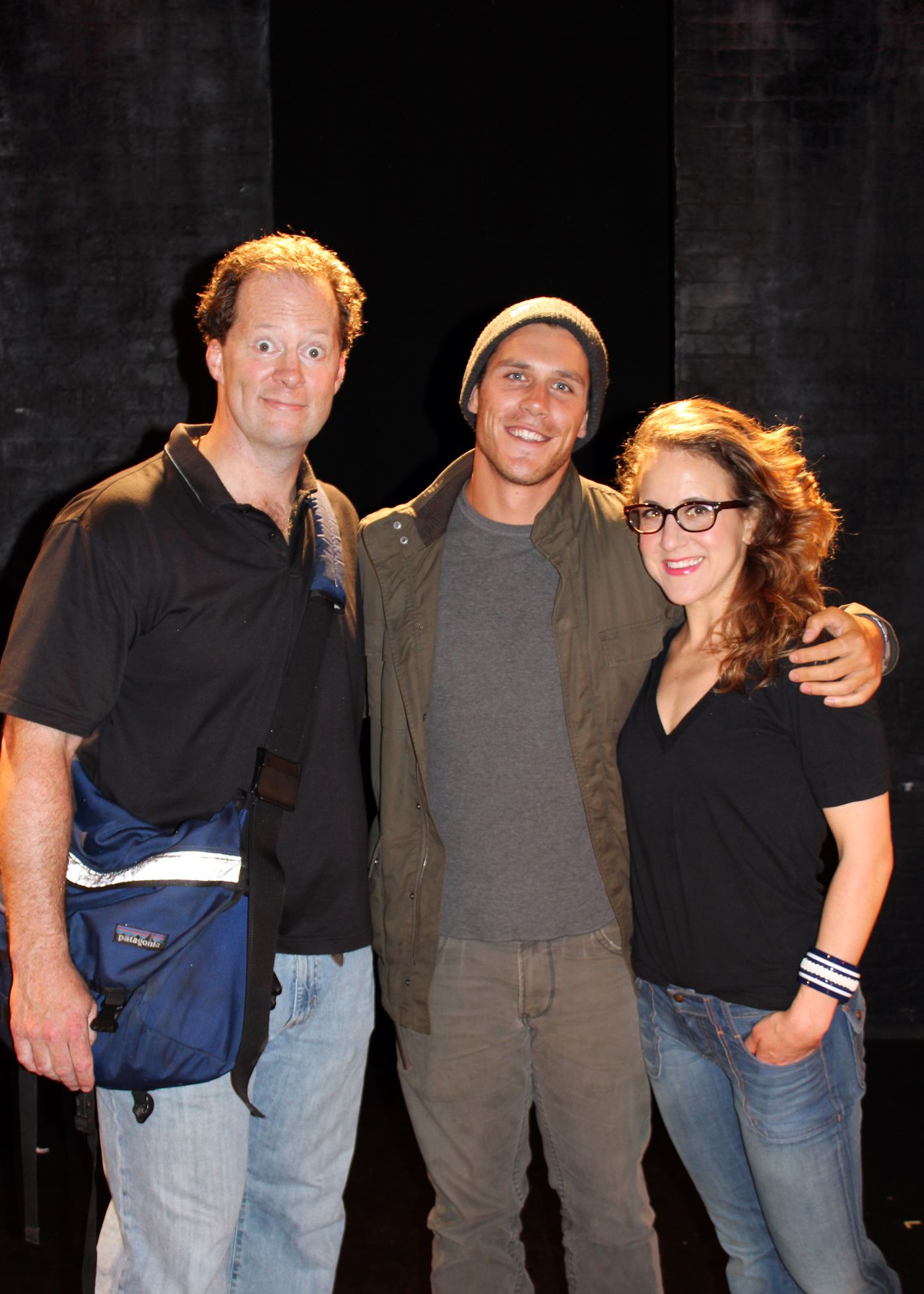 Photo Flash: TMZ's Peter O Riordan Visits SILENCE! The Musical  Image