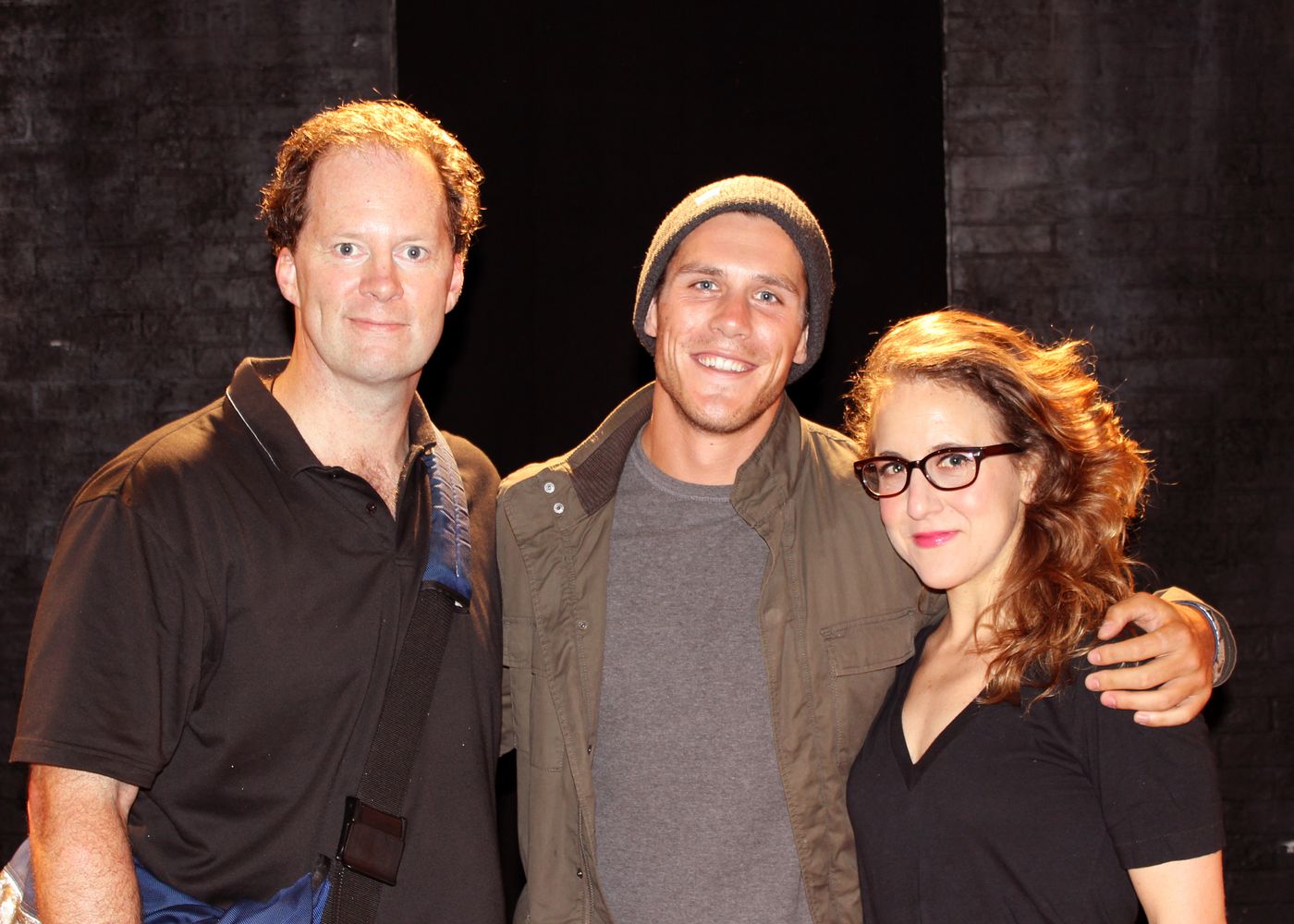 Photo Flash: TMZ's Peter O Riordan Visits SILENCE! The Musical  Image