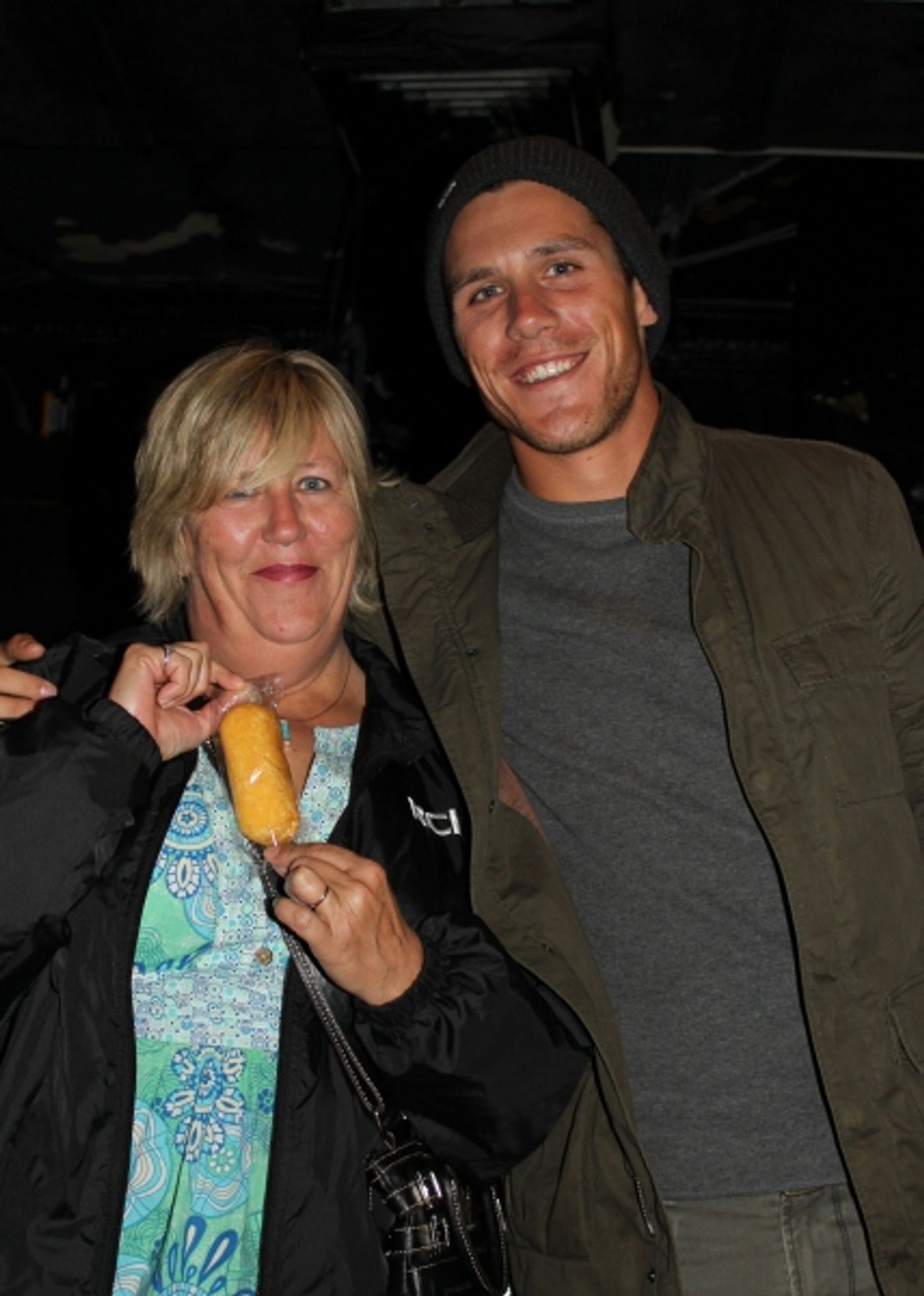 Photo Flash: TMZ's Peter O Riordan Visits SILENCE! The Musical  Image