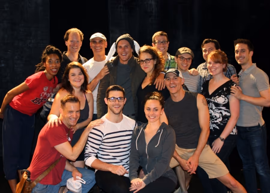 Photo Flash: TMZ's Peter O Riordan Visits SILENCE! The Musical Image